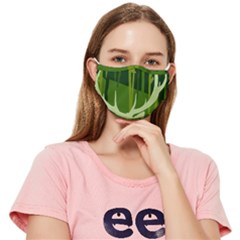 Forest Deer Tree Green Nature Fitted Cloth Face Mask (adult)