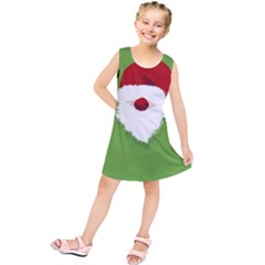 Santa Claus Hat Christmas Kids  Tunic Dress by Mariart