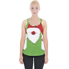 Santa Claus Hat Christmas Piece Up Tank Top by Mariart