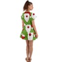 Santa Claus Hat Christmas Flutter Sleeve Wrap Dress View2