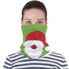 Santa Claus Hat Christmas Face Seamless Bandana (adult) by Mariart