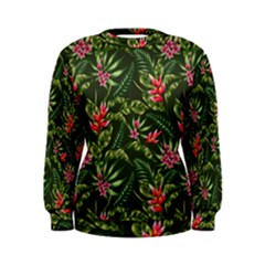 Tropical Flowers Women s Sweatshirt by goljakoff