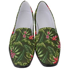 Tropical Flowers Women s Classic Loafer Heels by goljakoff