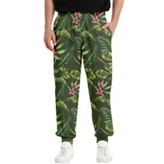 Tropical Flowers Men s Elastic Waist Pants by goljakoff