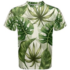 Green Leaves Men s Cotton Tee by goljakoff