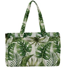 Green Leaves Canvas Work Bag