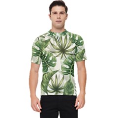 Green Leaves Men s Short Sleeve Rash Guard by goljakoff