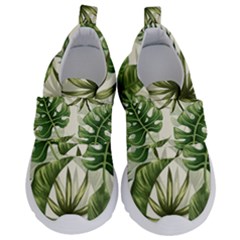 Green Leaves Kids  Velcro No Lace Shoes by goljakoff