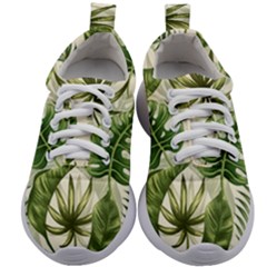 Green Leaves Kids Athletic Shoes by goljakoff