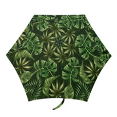 Green Leaves Mini Folding Umbrellas by goljakoff