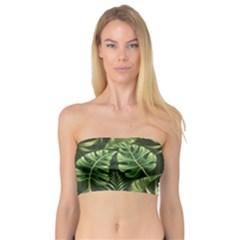 Green Leaves Bandeau Top by goljakoff