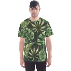 Green Leaves Men s Sport Mesh Tee