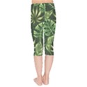 Green leaves Kids  Capri Leggings  View2