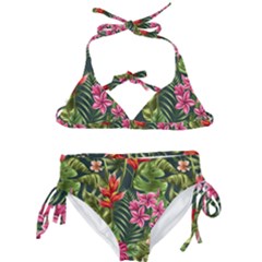 Tropical Flowers Kids  Classic Bikini Set by goljakoff