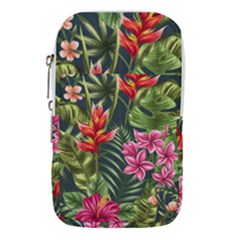 Tropical Flowers Waist Pouch (small) by goljakoff