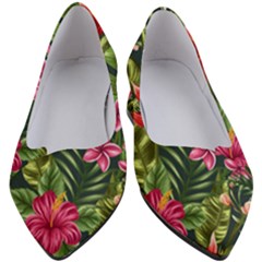 Tropical Flowers Women s Block Heels  by goljakoff