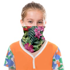 Tropical Flowers Face Covering Bandana (kids)