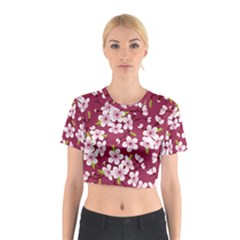 Sakura Cotton Crop Top by goljakoff