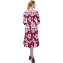 Sakura Ruffle End Midi Chiffon Dress View2