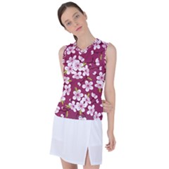 Sakura Women s Sleeveless Sports Top by goljakoff