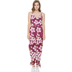 Sakura Sleeveless Tie Ankle Jumpsuit by goljakoff