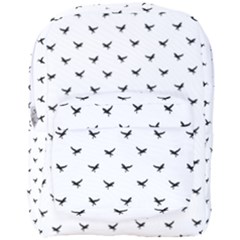 Birds Flying Motif Silhouette Print Pattern Full Print Backpack by dflcprintsclothing