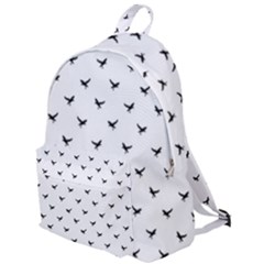 Birds Flying Motif Silhouette Print Pattern The Plain Backpack by dflcprintsclothing