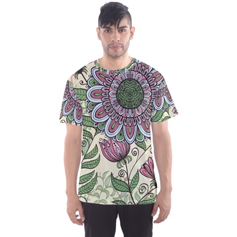 Flower Mandala Men s Sport Mesh Tee by goljakoff