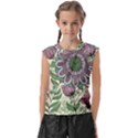 Flower mandala Kids  Raglan Cap Sleeve Tee View1