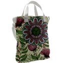 Flower mandala Canvas Messenger Bag View2