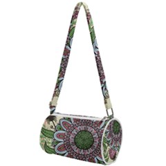 Flower Mandala Mini Cylinder Bag