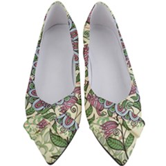 Flower Mandala Women s Bow Heels by goljakoff