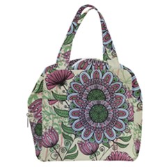 Flower Mandala Boxy Hand Bag by goljakoff