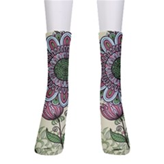 Flower Mandala Men s Crew Socks by goljakoff