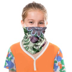 Flower Mandala Face Covering Bandana (kids)