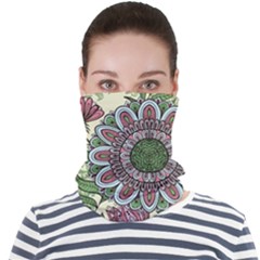 Flower Mandala Face Seamless Bandana (adult)