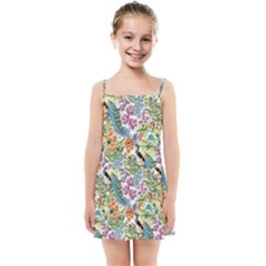 Peacock Pattern Kids  Summer Sun Dress by goljakoff