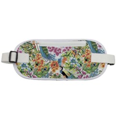 Peacock Pattern Rounded Waist Pouch by goljakoff