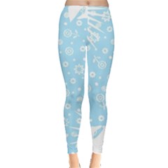 Flower Illustrations Leggings  by HermanTelo