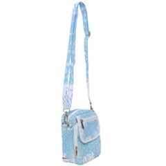 Flower Illustrations Shoulder Strap Belt Bag