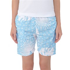 Flower Illustrations Women s Basketball Shorts