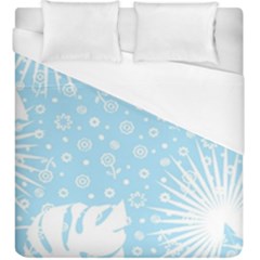 Flower Illustrations Duvet Cover (king Size) by HermanTelo