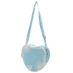 Flower Illustrations Heart Shoulder Bag