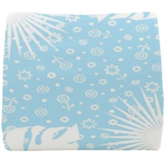 Flower Illustrations Seat Cushion