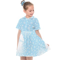 Flower Illustrations Kids  Sailor Dress