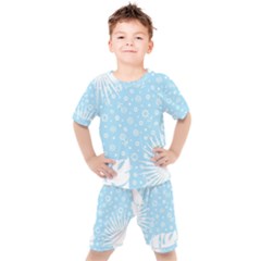 Flower Illustrations Kids  Tee And Shorts Set by HermanTelo