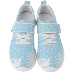 Flower Illustrations Men s Velcro Strap Shoes