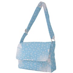 Flower Illustrations Full Print Messenger Bag (l)