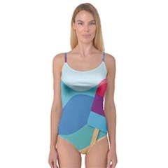 Ice Summer Beach Sea Dessert Camisole Leotard  by HermanTelo