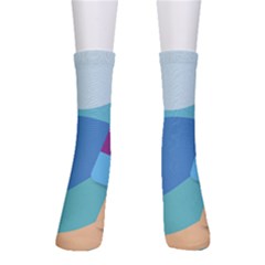 Ice Summer Beach Sea Dessert Men s Crew Socks by HermanTelo